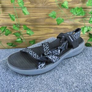 Skechers‎ Men's Strappy Black Synthetic Size 10 Medium Gently Used 2025
